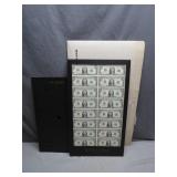 Uncut Sheet of (16) 1981 $1 Federal Notes