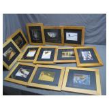 12 Framed Photographs
