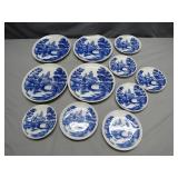 Nasco Lakeview Hand-Painted 11-Pc Plate Set