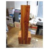 Solid Cedar Storage Tower With Unique Design