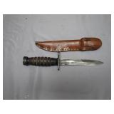 WWII-Era US M3 Fighting Knife with Sheath