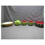 Whimsical Fruit and Veggie Serveware