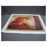 Edvard Munch's 'The Sick Child' Lithograph Print