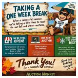 No Tuesday Night Auction Sept 29th