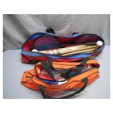 2 Sports Bags Packed w/ Outdoor Games