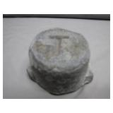5 Pound Lead Weight Marked 