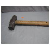 Rustic Wooden-Handled Sledgehammer