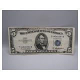 1953 A-Series $5 Silver Certificate