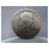 1951 Silver Franklin Half Dollar