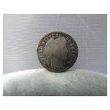 1911-S Barber Silver Dime