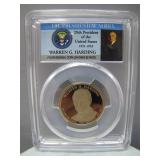 2014-S PCGS PR69 DCAM $1 Coin Warren G. Harding