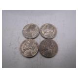 WWII Jefferson Nickels w/ P-Mint Marks: 1942-45