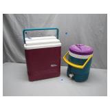 Two Igloo Coolers, Different Sizes