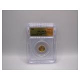 ICG MS70 Gold Prospector 1/100th Oz Gold