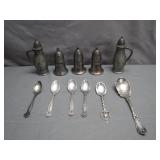 Silverware and Salt Shakers