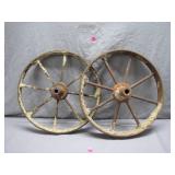Iron Spoked Wagon Wheels