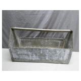 Galvanized Metal Toolbox With Handle