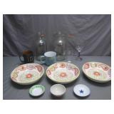 Colorful Tableware and Glassware