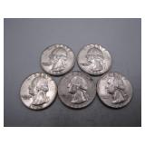 1960-1964 (2 D Mints) Washington Silver Quarters