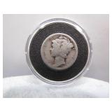 1924 Mercury Silver Dime