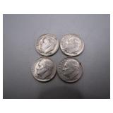 1956-59 Roosevelt Silver Dimes