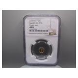 NCG MS70 .999 Gold Egyptian Eye of Ra Coin