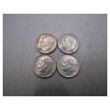 1960s Roosevelt Silver Dimes