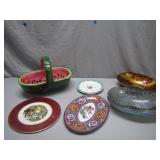 Decorative Dishes and Basket