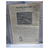 WWII Stars & Stripes Newspaper: Oct. 7, 1944