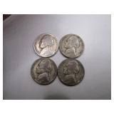 1942-1945 WWII Jefferson Silver Nickels Set