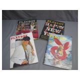 4 Vintage Playboy Magazines