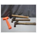 4 Assorted Hammers