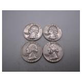 1956-1959 Washington Silver Quarters: 58-D