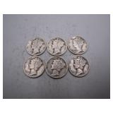 1934-1939 Mercury Silver Dimes