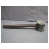 Vintage Brass and Lead Head Mallet