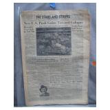WWII Stars & Stripes Newspaper, Oct. 7, 1944