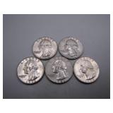 1960-64 (61-D) Washington Silver Quarters