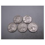 1960-1964 Washington Silver Quarter Set (D Mint)