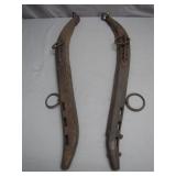 Classic Pair of Wooden Horse Hames
