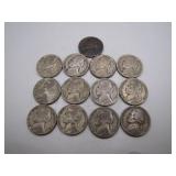 WWII Jefferson Silver Nickels