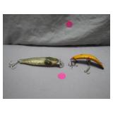 Wooden Fishing Lures with Hooks