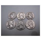 1940-45 Washington Silver Quarters