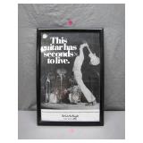 Framed Poster: "This Guitar Has Seconds to Live"