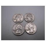 1951, 51-D, 58-D & 59-D Washington Quarters