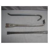 3 Vintage Crowbars and Pry Bars