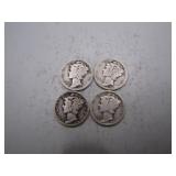 1923-26 Mercury Silver Dimes