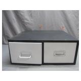 Two-Drawer Metal Filing Cabinet
