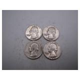 1951-54 Washington Silver Quarters