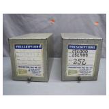 Samuels Prescription File Metal Boxes