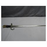 French Bayonet with 1877 Blade Engraving